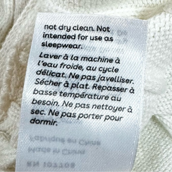 Tea Collection Ribbed Cardigan, Chalk Color, Size 2T - Picture 6 of 6